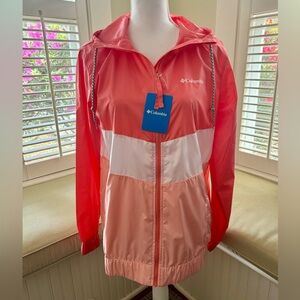 Columbia Zip Up Windbreaker Jacket